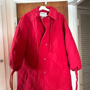 Damson Madder Avery Embroidered Quilted Coat